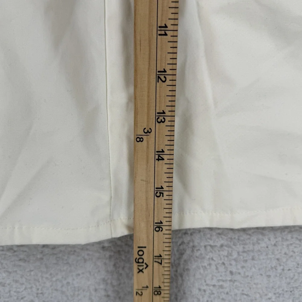 Champion Skirt Womens 8 Ivory Campus Twill Pockets‎ Lined Embroidered Logo NWT